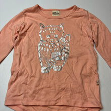 Load image into Gallery viewer, Girls Milk &amp; Masuki, soft feel organic cotton long sleeve top, cat, EUC, size 3,  
