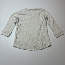 Load image into Gallery viewer, Girls Milk &amp; Masuki, soft feel organic cotton long sleeve top, owl, EUC, size 3,  