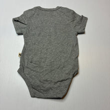 Load image into Gallery viewer, Unisex Milk &amp; Masuki, organic cotton bodysuit / romper, possum *Size label incorrect, measures as 000*, EUC, size 000,  