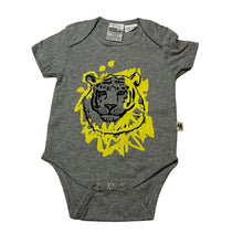 Load image into Gallery viewer, Unisex Milk &amp; Masuki, organic cotton bodysuit / romper, tiger, EUC, size 000,  