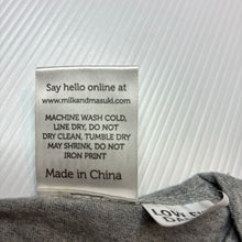 Load image into Gallery viewer, Unisex Milk &amp; Masuki, organic cotton bodysuit / romper, tiger, EUC, size 000,  