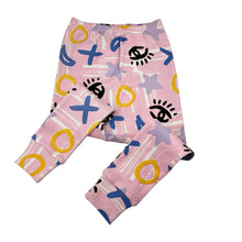 Load image into Gallery viewer, Girls Milk &amp; Masuki, organic cotton drop crotch leggings / pants, labels removed, EUC, size 5,  