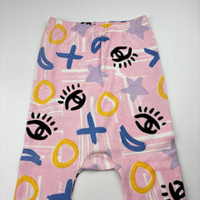 Load image into Gallery viewer, Girls Milk &amp; Masuki, organic cotton drop crotch leggings / pants, labels removed, EUC, size 5,  