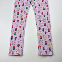 Load image into Gallery viewer, Girls Seed, stretchy leggings, rabbits, Inside leg: 42.5cm, FUC, size 5,  