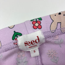 Load image into Gallery viewer, Girls Seed, stretchy leggings, rabbits, Inside leg: 42.5cm, FUC, size 5,  
