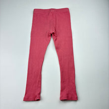 Load image into Gallery viewer, Girls KID, organic cotton blend leggings, Inside leg: 33cm, GUC, size 3,  
