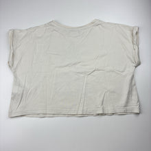 Load image into Gallery viewer, Girls Zara, cropped boxy cotton tee / top, GUC, size 11-12,  