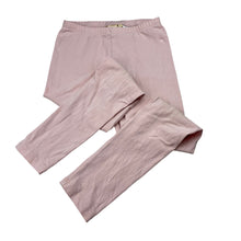Load image into Gallery viewer, Girls H&amp;M, pink organic cotton blend leggings, Inside leg: 47cm, FUC, size 7,  
