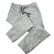 Load image into Gallery viewer, Boys Target, grey marle fleece lined track pants, Inside leg: 54cm, FUC, size 8,  