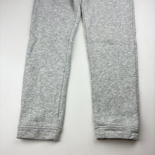 Load image into Gallery viewer, Boys Target, grey marle fleece lined track pants, Inside leg: 54cm, FUC, size 8,  