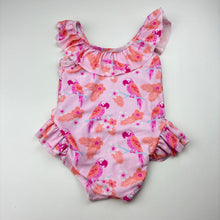 Load image into Gallery viewer, Girls Sprout, ruffle swim one-piece, birds, EUC, size 2,  