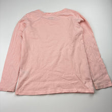 Load image into Gallery viewer, Girls Anko, pink cotton long sleeve tee / top, FUC, size 6,  