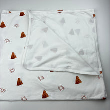 Load image into Gallery viewer, Unisex Bohemian Bright, cotton baby wrap / lightweight blanket, 93cm x 88cm, small mark, FUC, size 0000-000,  
