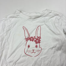 Load image into Gallery viewer, Girls Anko, cotton long sleeve top, rabbit, FUC, size 2,  