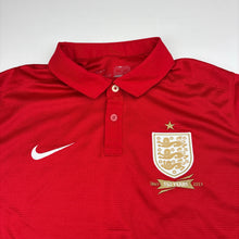 Load image into Gallery viewer, Boys Nike, Dri-Fit England sports polo top, small catches, FUC, size 14,  