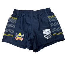 Load image into Gallery viewer, Mens NRL Supporter, Cowboys shorts, elasticated, W: 34cm across unstretched, EUC, size S,  