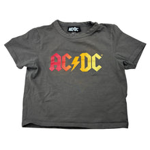 Load image into Gallery viewer, Womens Cotton On, ACDC cropped stretchy tee / top, GUC, size XXS,  