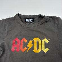 Load image into Gallery viewer, Womens Cotton On, ACDC cropped stretchy tee / top, GUC, size XXS,  