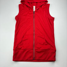 Load image into Gallery viewer, Womens LORNA JANE, sleeveless zip up hooded top, armpit to armpit: 38cm, GUC, size XS,  