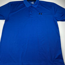 Load image into Gallery viewer, Mens Under Armour, Heatgear loose fit sports polo shirt, armpit to armpit 57cm, EUC, size 2XL,  