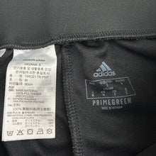 Load image into Gallery viewer, Womens Adidas, PRIMEGREEN track pants, elasticated, W: 34cm across unstretched, Inside leg: 69cm, EUC, size S,  