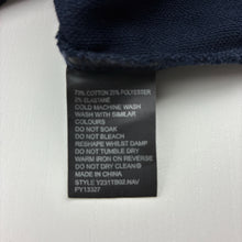Load image into Gallery viewer, Mens yd., navy knit short sleeve top, armpit to armpit: 53cm, EUC, size L,  