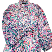 Load image into Gallery viewer, Womens Portmans, lined lightweight colourful shirt dress, armpit to armpit: 40cm, EUC, size 6, L: 85cm