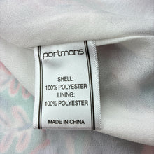 Load image into Gallery viewer, Womens Portmans, lined lightweight colourful shirt dress, armpit to armpit: 40cm, EUC, size 6, L: 85cm