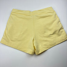 Load image into Gallery viewer, Girls Decjuba Kids, yellow casual shorts, elasticated, light marks, FUC, size 14,  