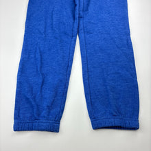 Load image into Gallery viewer, Unisex Favourites, blue marle fleece lined track pants, Inside leg: 51cm, EUC, size 6,  