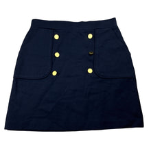 Load image into Gallery viewer, Girls Witchery, navy stretchy skirt, elasticated, L: 40cm, EUC, size 14,  