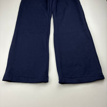 Load image into Gallery viewer, Girls CHAUDHRY FASHIONS, navy fleece lined track pants, Inside leg: 59cm, EUC, size 8,  