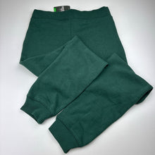 Load image into Gallery viewer, Boys Emerson, bottle green fleece lined school track pants, Inside leg: 70cm, NEW, size 14,  