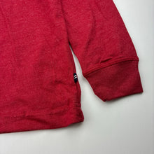Load image into Gallery viewer, Boys Nautica, red marle long sleeve henley top, no size, armpit to armpit: 33cm, shoulder to cuff: 38.5cm, EUC, size 5-6,  