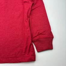 Load image into Gallery viewer, Boys Nautica, red marle long sleeve henley top, no size, armpit to armpit: 33cm, shoulder to cuff: 38.5cm, EUC, size 5-6,  