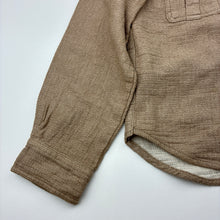 Load image into Gallery viewer, Boys CARRINGTON KIDS, thick long sleeve shirt, no size, armpit to armpit: 34.5cm, shoulder to cuff: 42cm, EUC, size 6-7,  