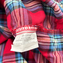 Load image into Gallery viewer, Boys Milkshake, checked cotton long sleeve shirt, no size, armpit to armpit: 34cm, shoulder to cuff: 39cm, GUC, size 5-6,  