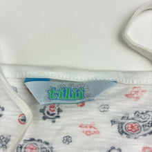 Load image into Gallery viewer, Girls Tilii, lightweight open-shoulder lace trim top, no size, armpit to armpit: 38cm, FUC, size 10-12,  