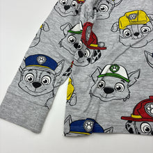 Load image into Gallery viewer, Boys Nickelodeon, Paw Patrol long sleeve pyjama top, no size, armpit to armpit: 32cm, shoulder to cuff: 35cm, FUC, size 4,  