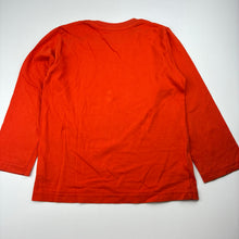 Load image into Gallery viewer, Boys DARE ME, orange cotton long sleeve tee / top, no size, armpit to armpit: 34cm, shoudler to cuff: 39cm, GUC, size 6,  