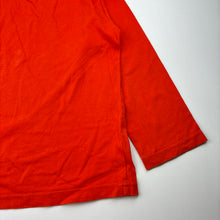 Load image into Gallery viewer, Boys DARE ME, orange cotton long sleeve tee / top, no size, armpit to armpit: 34cm, shoudler to cuff: 39cm, GUC, size 6,  