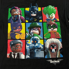 Load image into Gallery viewer, Boys LEGO, Batman cotton tee / top, no size, armpit to armpit: 36.5cm, GUC, size 7-8,  