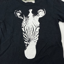 Load image into Gallery viewer, Unisex Cotton On, black cotton tee / top, zebra, Sz: S, armpit to armpit: 26.5cm, GUC, size 1-2,  