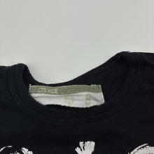 Load image into Gallery viewer, Unisex Cotton On, black cotton tee / top, zebra, Sz: S, armpit to armpit: 26.5cm, GUC, size 1-2,  