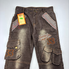 Load image into Gallery viewer, Boys Ad Jeans Junior, corduroy casual pants, W: 32cm across, Inside leg: 41.5cm, NEW, size 5-6,  