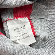 Load image into Gallery viewer, Boys Seed, knit cotton zip hoodie sweater, no size, armpit to armpit: 32cm, armpit to cuff: 30cm, FUC, size 5,  