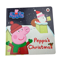 Load image into Gallery viewer, Books Peppa Pig, Peppa's Christmas board book, EUC,
