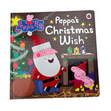 Load image into Gallery viewer, Books Peppa Pig, Peppa's Christmas Wish board book, EUC,