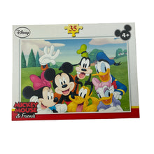 Load image into Gallery viewer, Toys Disney, Mickey Mouse &amp; Friends, 35 piece jigsaw, Age 4+, EUC,
