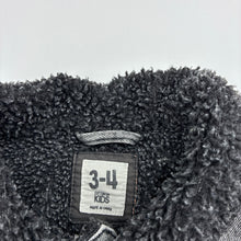 Load image into Gallery viewer, Boys Cotton On, fleece lined denim jacket, poppers, FUC, size 3-4,  